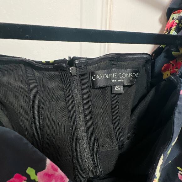 Caroline Constas Reyna Off Shoulder Floral Dress XS - Picture 6 of 12